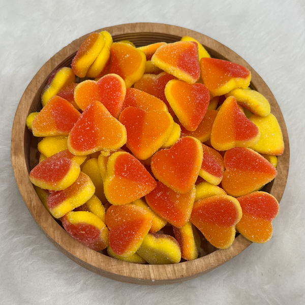 پاستیل قلب دورنگ ببتو